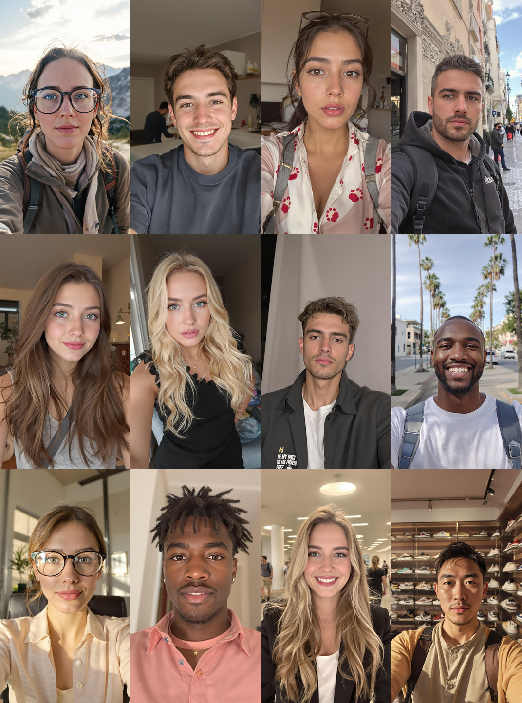 AI-generated images showcase